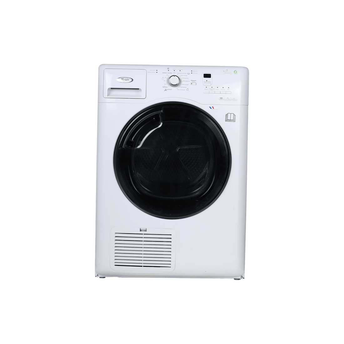 Seche-Linge Condensation 9 kg Reconditionné WHIRLPOOL AZA9680 : vue de face