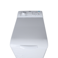 Lave-Linge Top 6 kg Reconditionné FAURE FWQ6412C : vue du haut ouverture et commandes