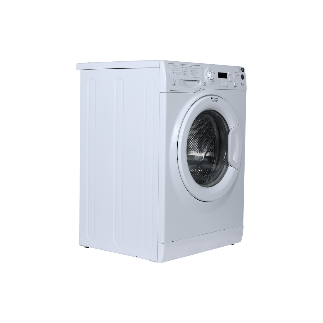 Lave-Linge Hublot 7 kg Reconditionné HOTPOINT WMF 722 FR : vue du côté gauche