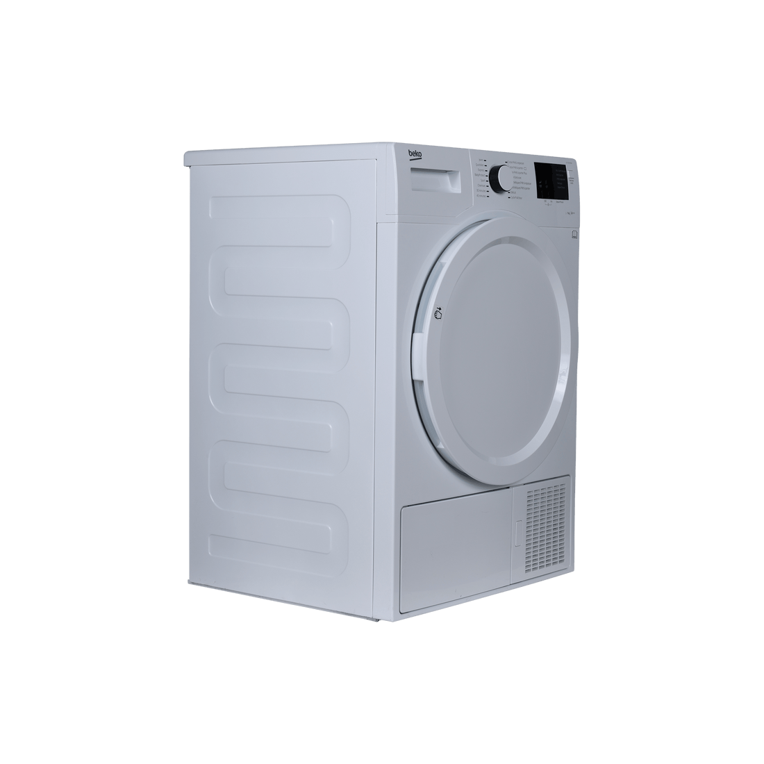 Seche-Linge Pompe À Chaleur 7 kg Reconditionné BEKO DS7433PA0W : vue du côté gauche