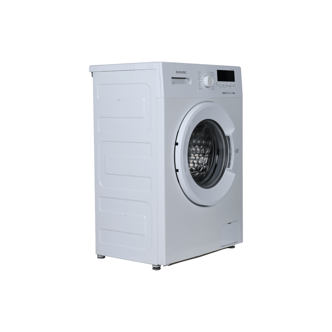 Lave-Linge Hublot 6 kg Reconditionné DAEWOO DWD6T1211 : vue du côté gauche