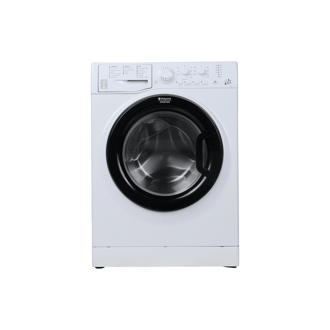 Lave-Linge Hublot 8 kg Reconditionné HOTPOINT EFML 823 FR : vue de face