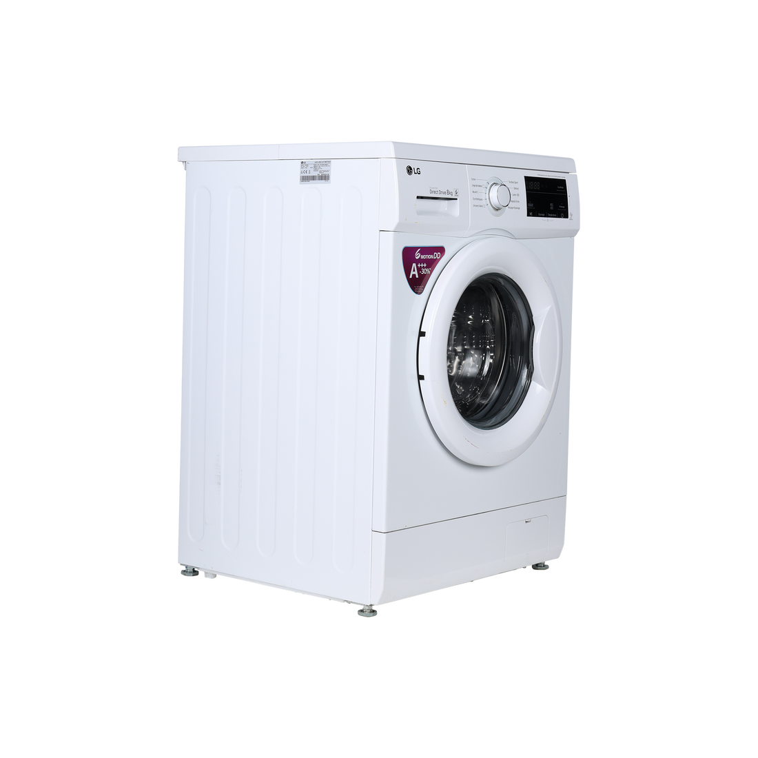 Lave-Linge Hublot 8 kg Reconditionné LG F84J30WH : vue du côté gauche