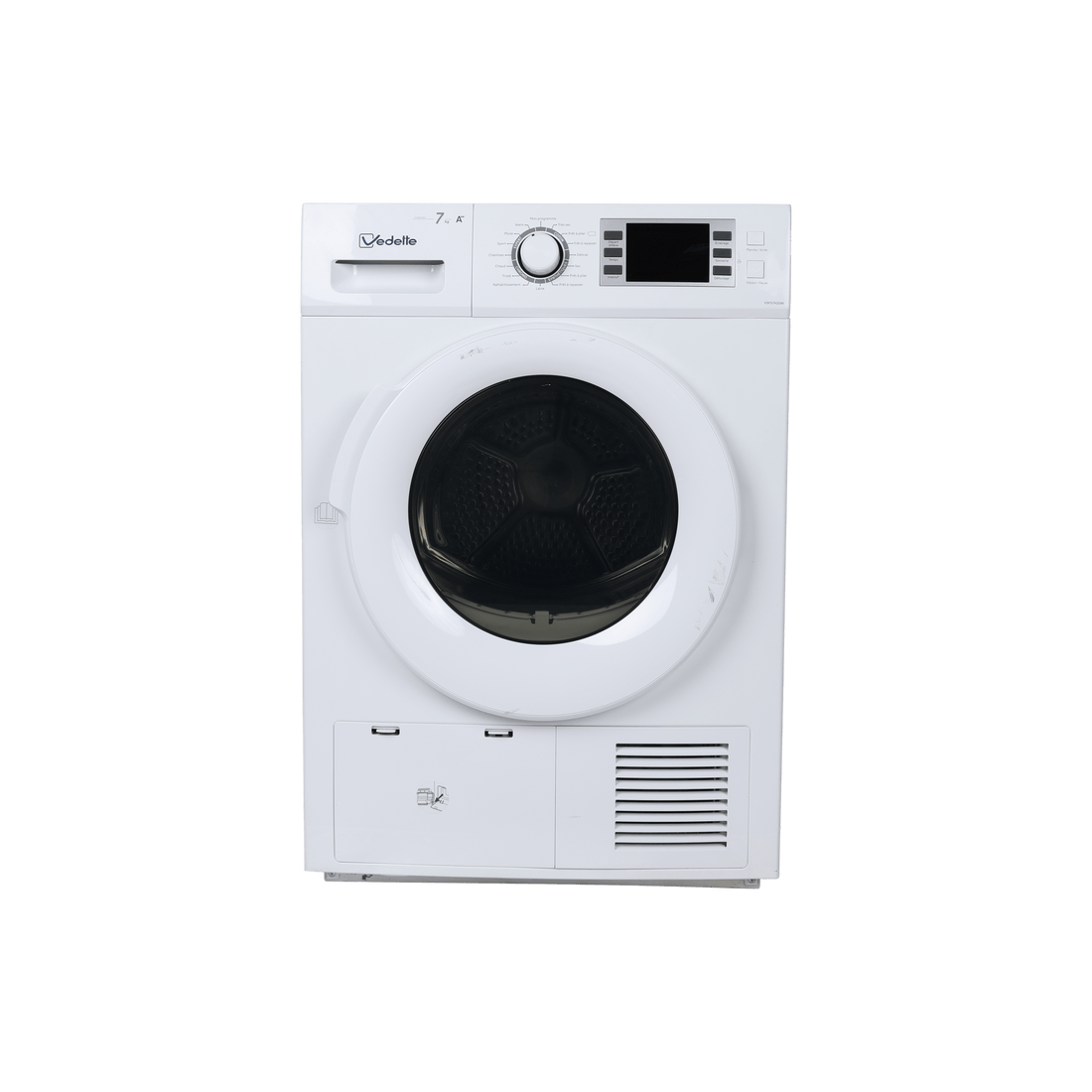 Seche-Linge Pompe À Chaleur 7 kg Reconditionné VEDETTE VSF57H2DW : vue de face