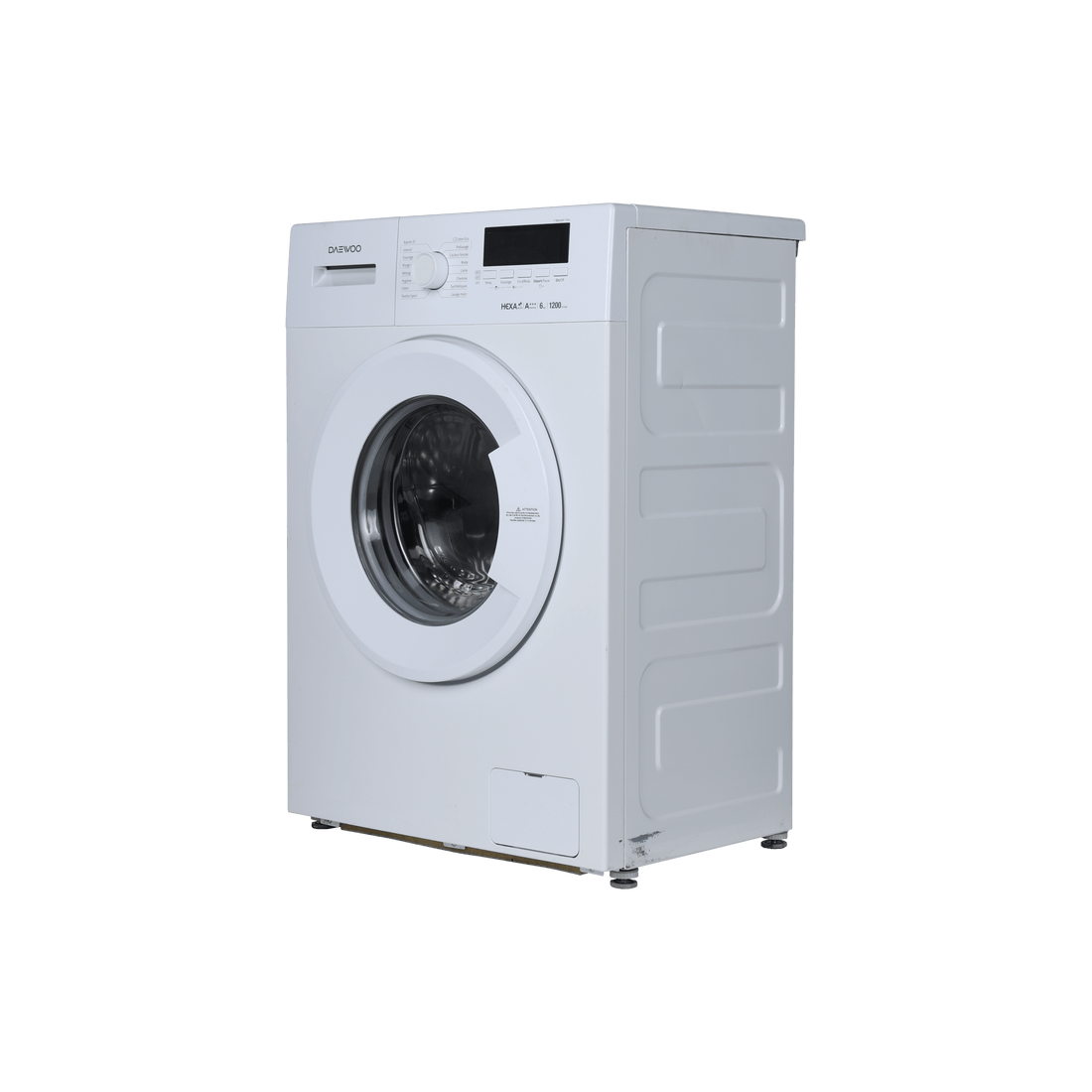 Lave-Linge Hublot 6 kg Reconditionné DAEWOO DWD6T1211 : vue du côté droit
