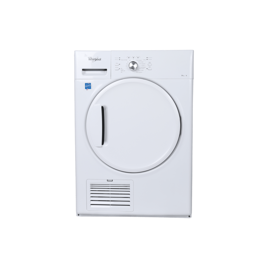 Seche-Linge Condensation 8 kg Reconditionné WHIRLPOOL DDLX 80114 : vue de face