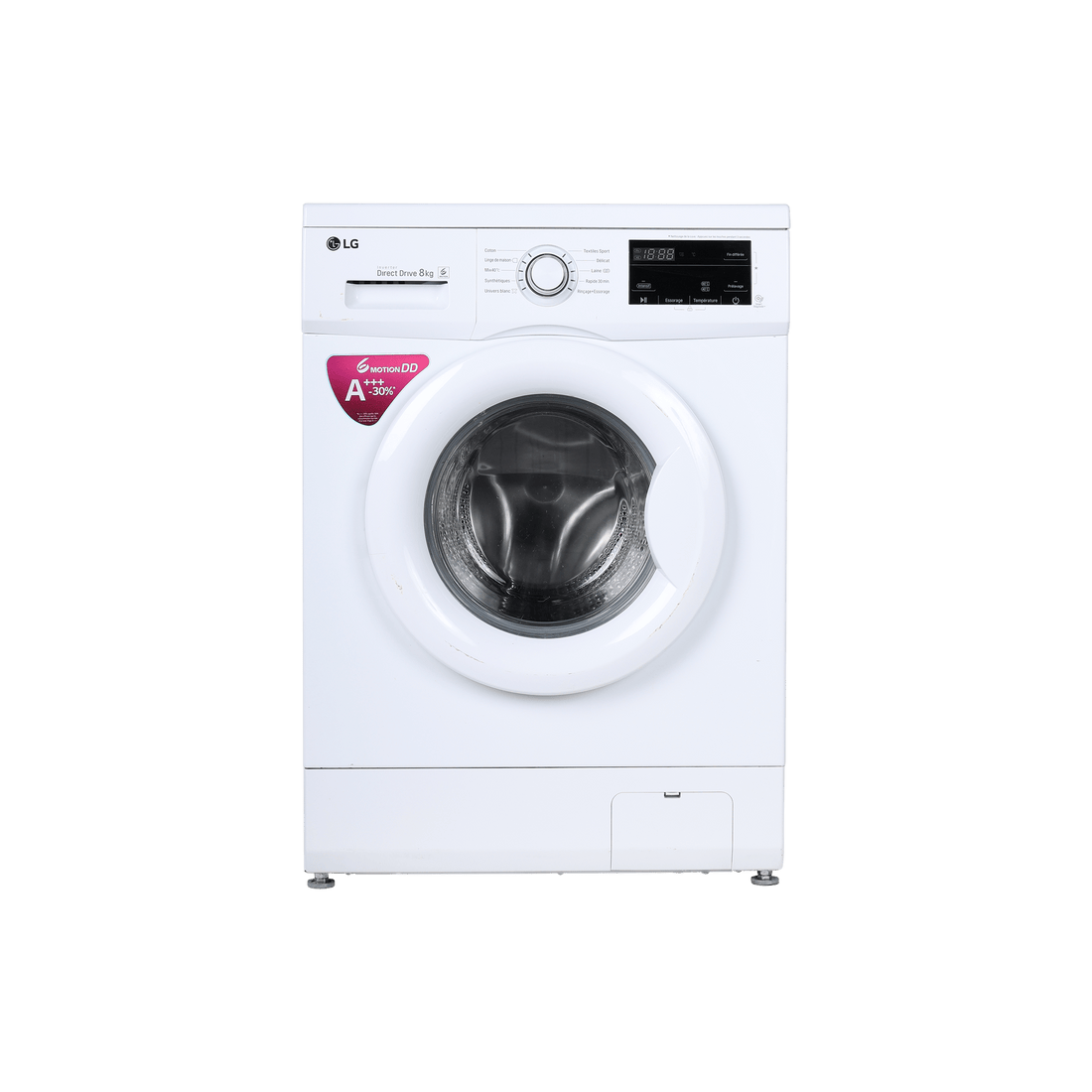 Lave-Linge Hublot 8 kg Reconditionné LG F84J30WH : vue de face
