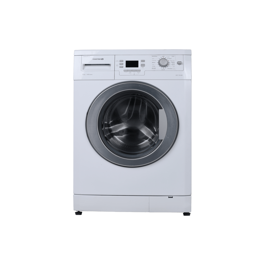 Lave-Linge Hublot 10 kg Reconditionné ESSENTIEL B ELF 1014D1 : vue de face