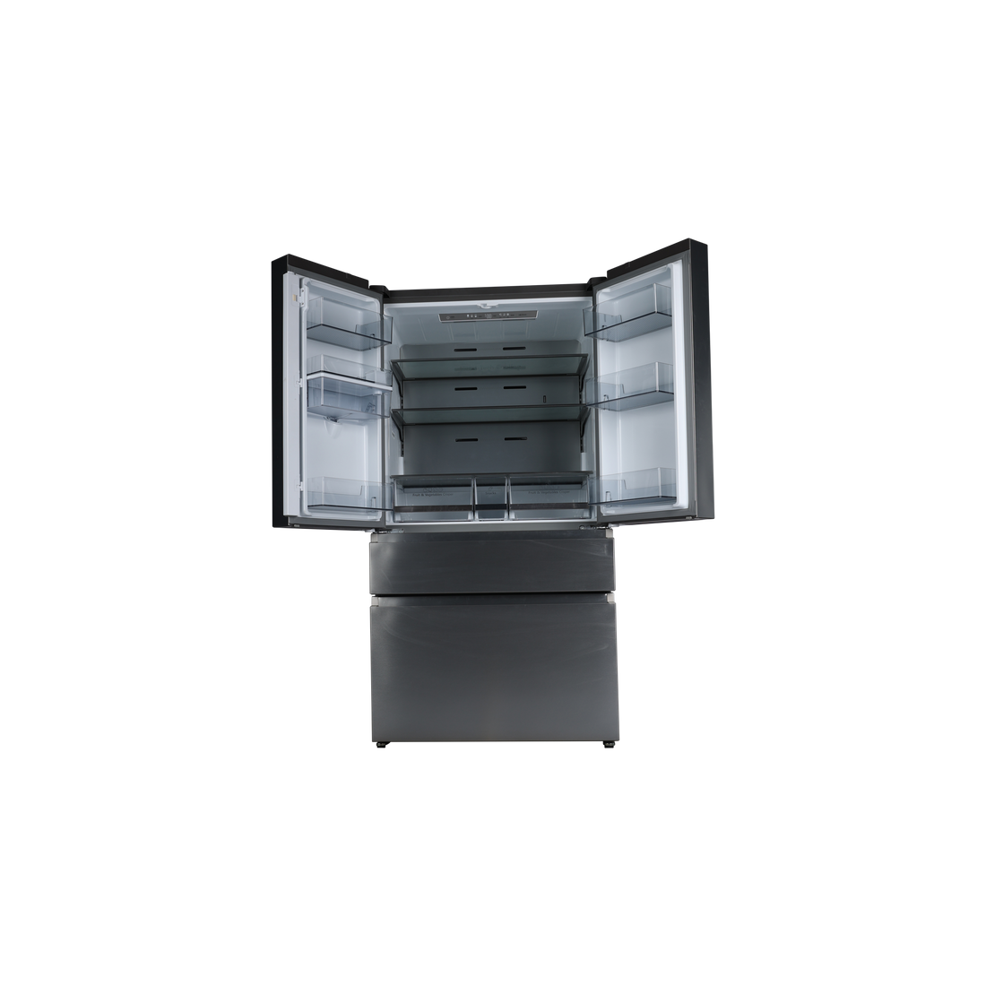 Réfrigérateur Multi-Portes 579 L Reconditionné HISENSE FMN530WFI : vue de l'intérieur