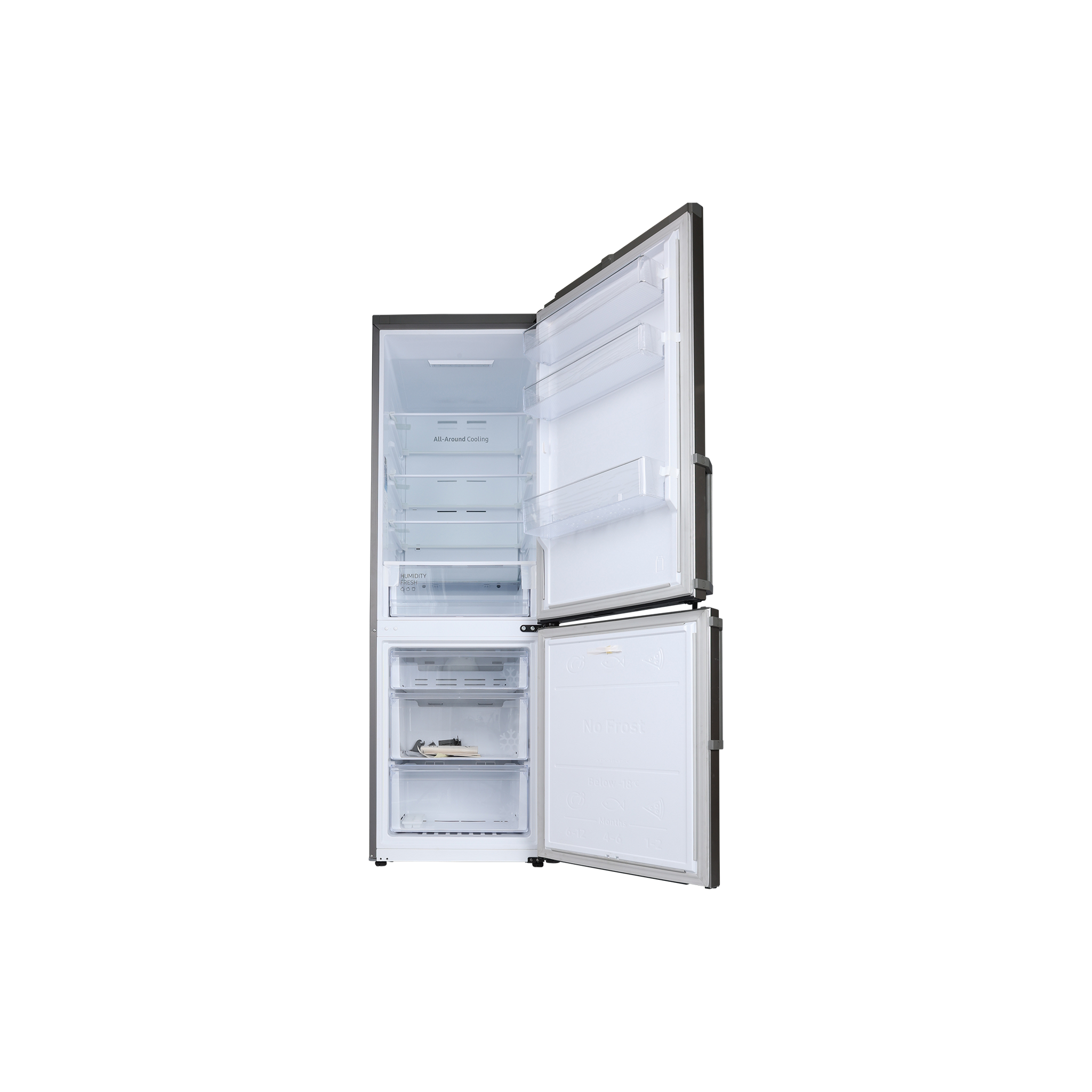 Réfrigérateur Avec Congélateur 230 L Reconditionné SAMSUNG RL34T620FSA : vue de l'intérieur