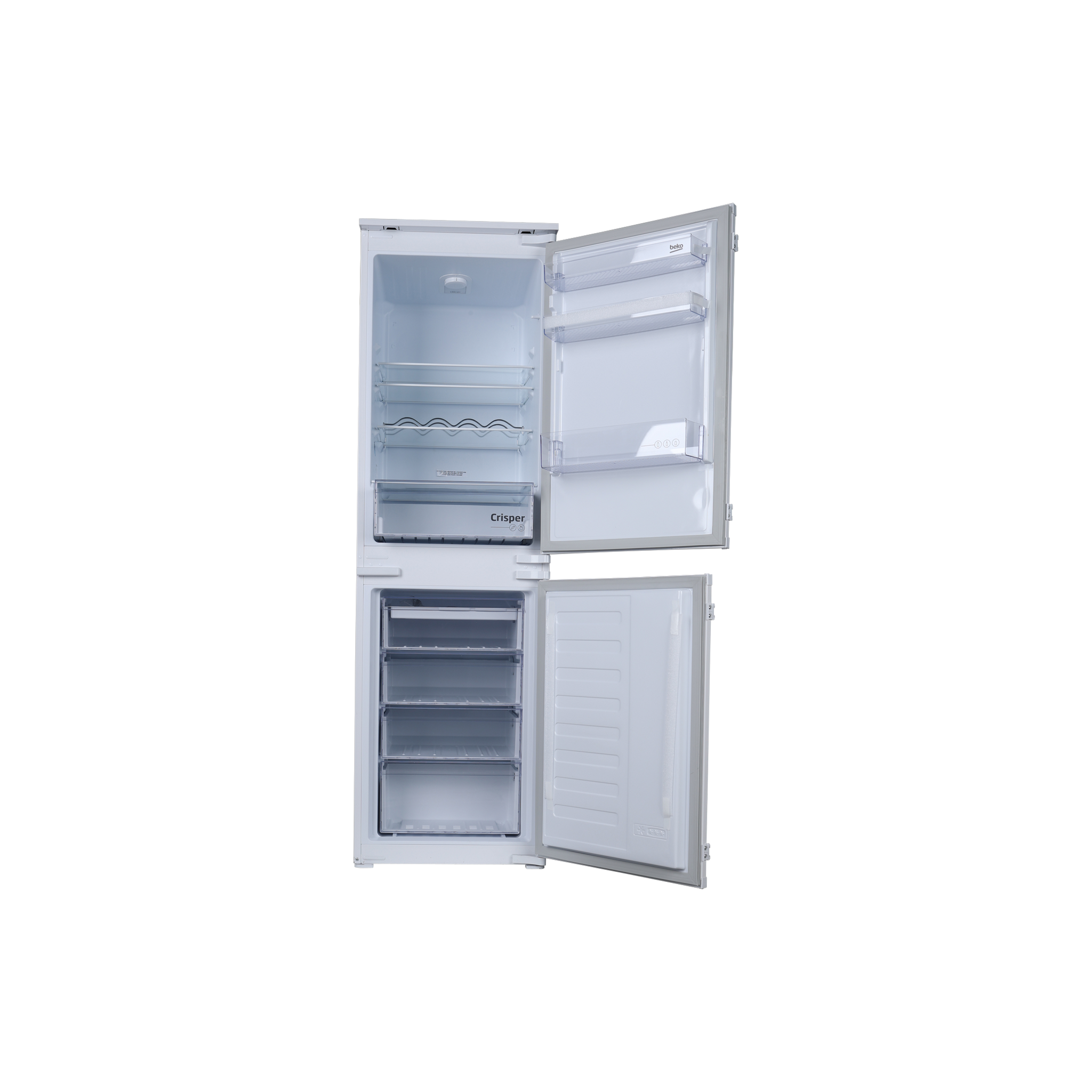 Réfrigérateur Avec Congélateur 163 L Reconditionné BEKO BCSA269K30N : vue de l'intérieur