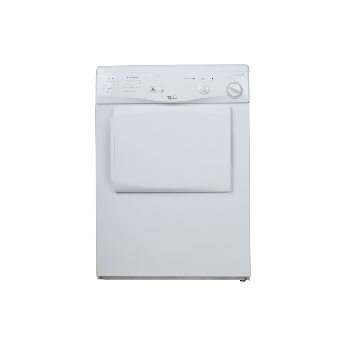 Seche-Linge Evacuation 6 kg Reconditionné WHIRLPOOL AWZ3306 : vue de face