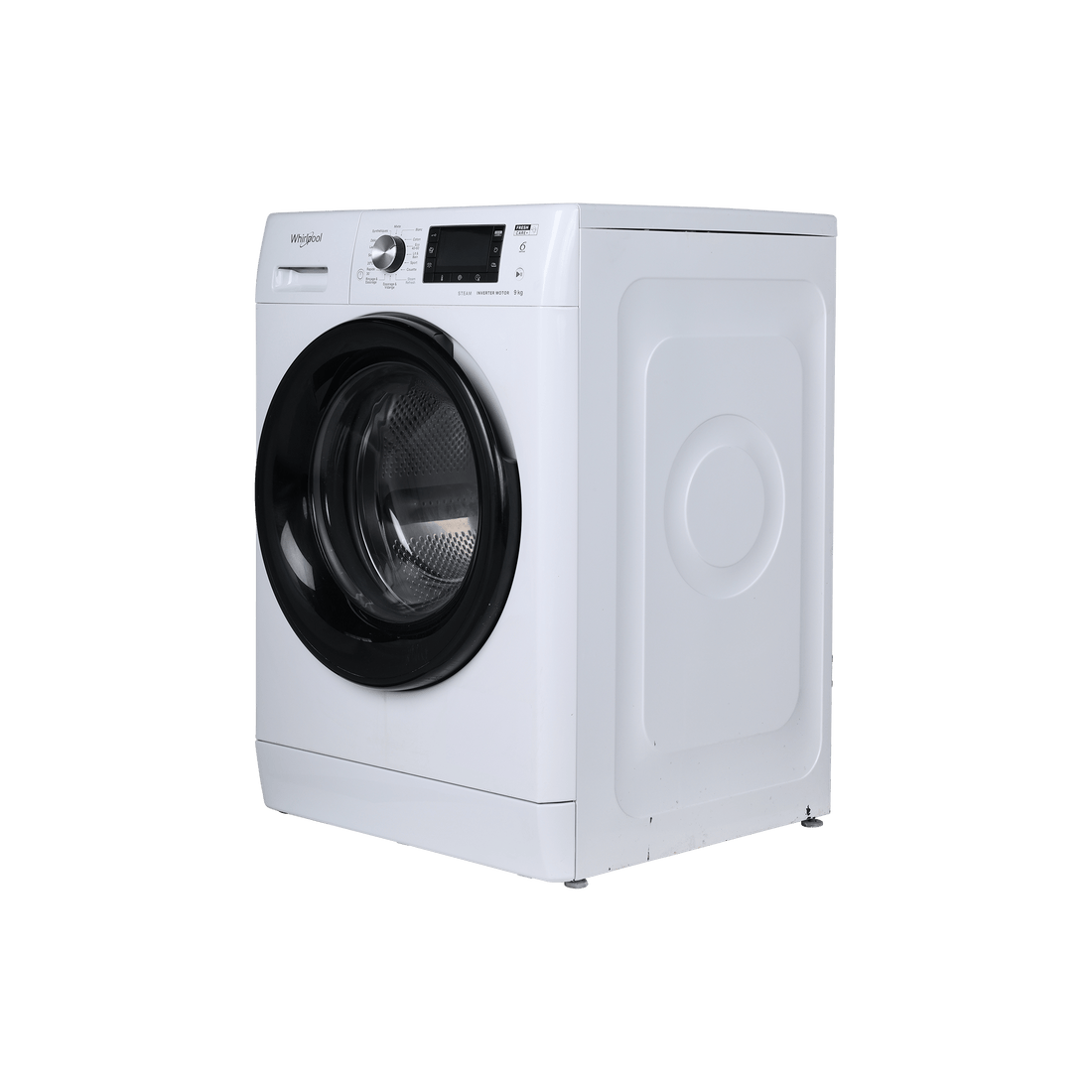 Lave-Linge Hublot 9 kg Reconditionné WHIRLPOOL FFDB9448BVFR : vue du côté gauche