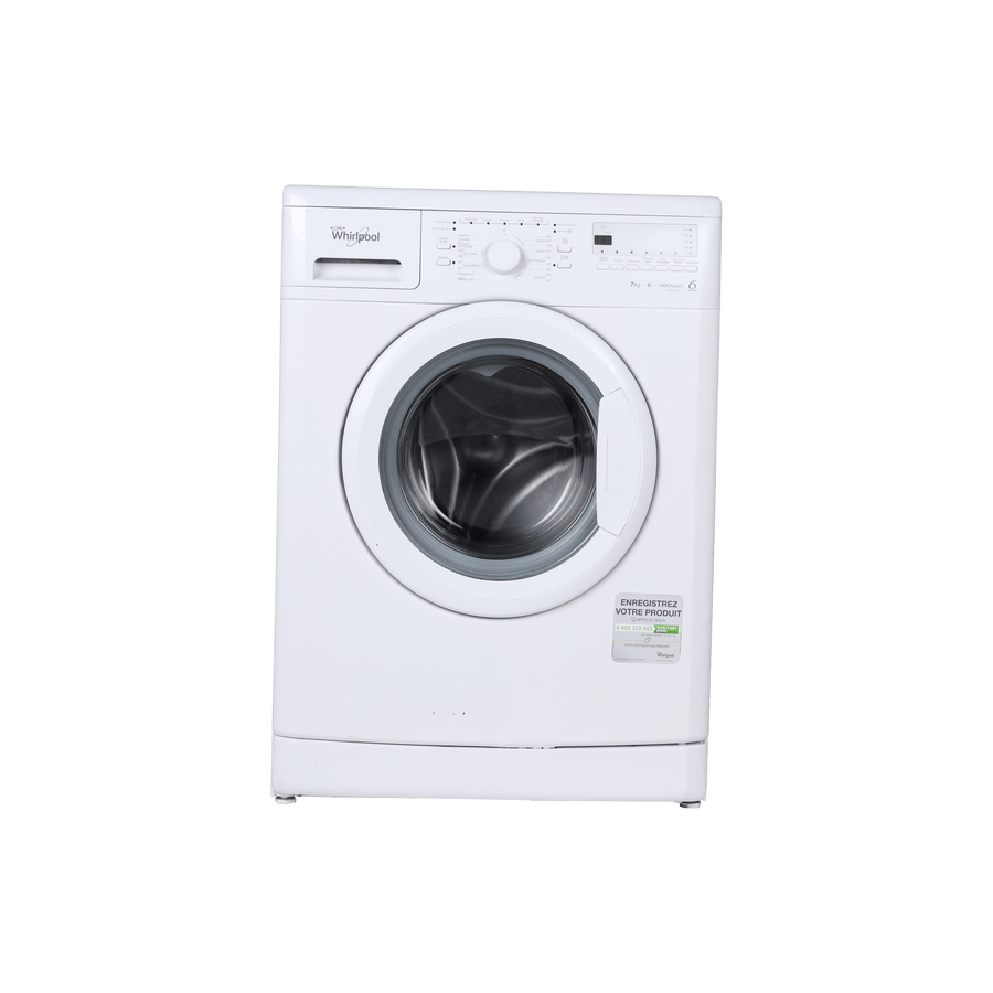 Lave-Linge Hublot 7 kg Reconditionné WHIRLPOOL AWOD 4721 : vue de face