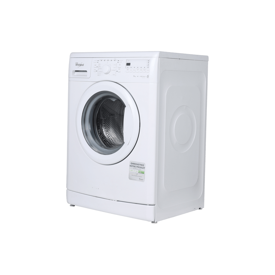 Lave-Linge Hublot 7 kg Reconditionné WHIRLPOOL AWOD 4721 : vue du côté droit