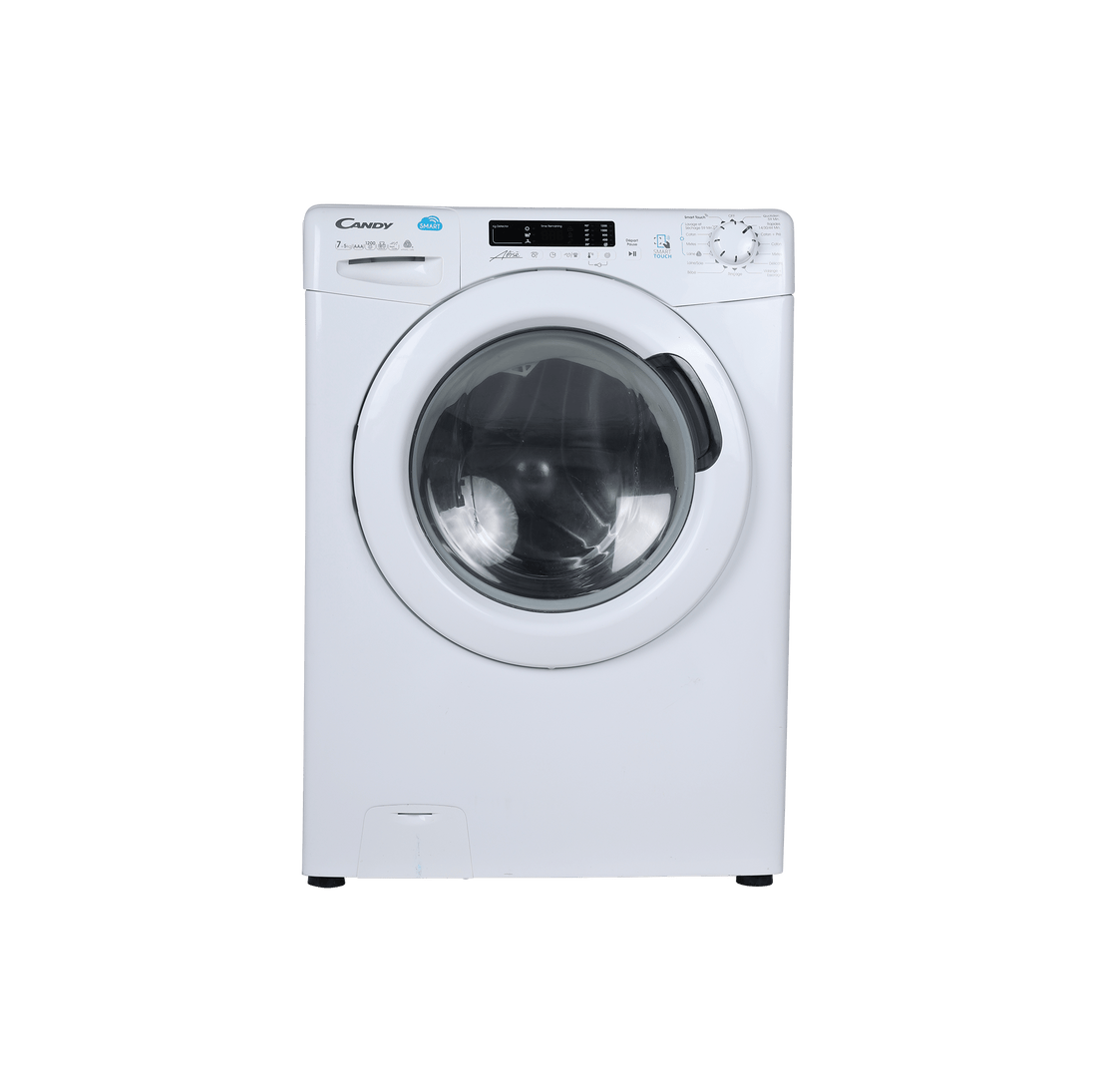 Lave-Linge Sechant 7 kg Reconditionné CANDY CSW275D-47 : vue de face