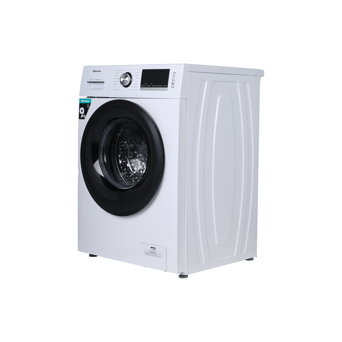 Lave-Linge Hublot 9 kg Reconditionné HISENSE WFKV9014 : vue du côté droit