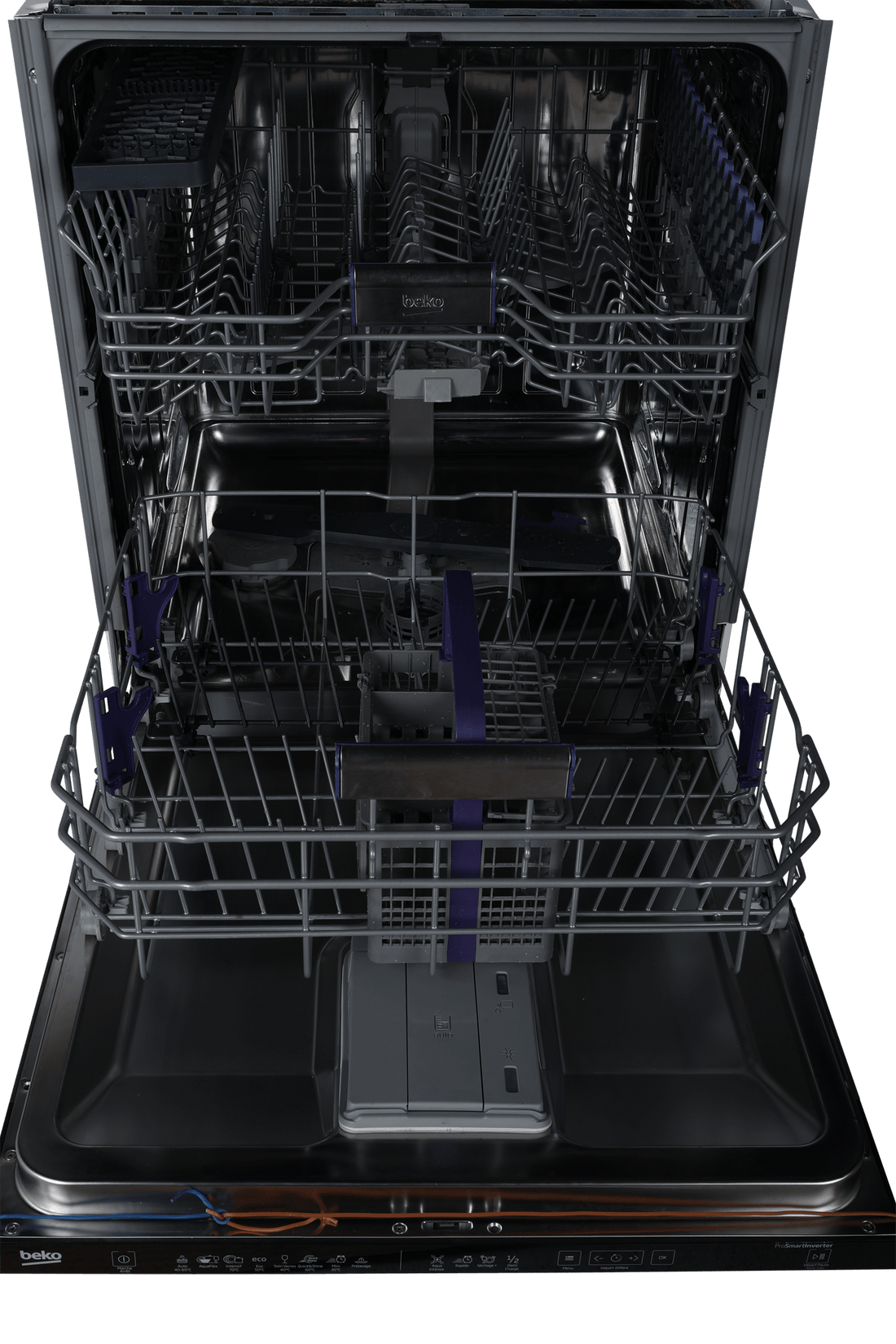 Lave-Vaisselle Encastrable 14 Cvts Reconditionné BEKO DIN48420DOS : vue de l'intérieur