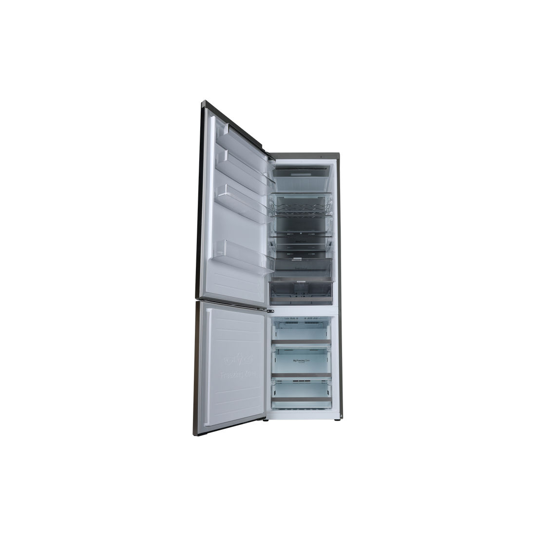 Réfrigérateur Avec Congélateur 384 L Reconditionné LG GBB92STACP : vue de l'intérieur