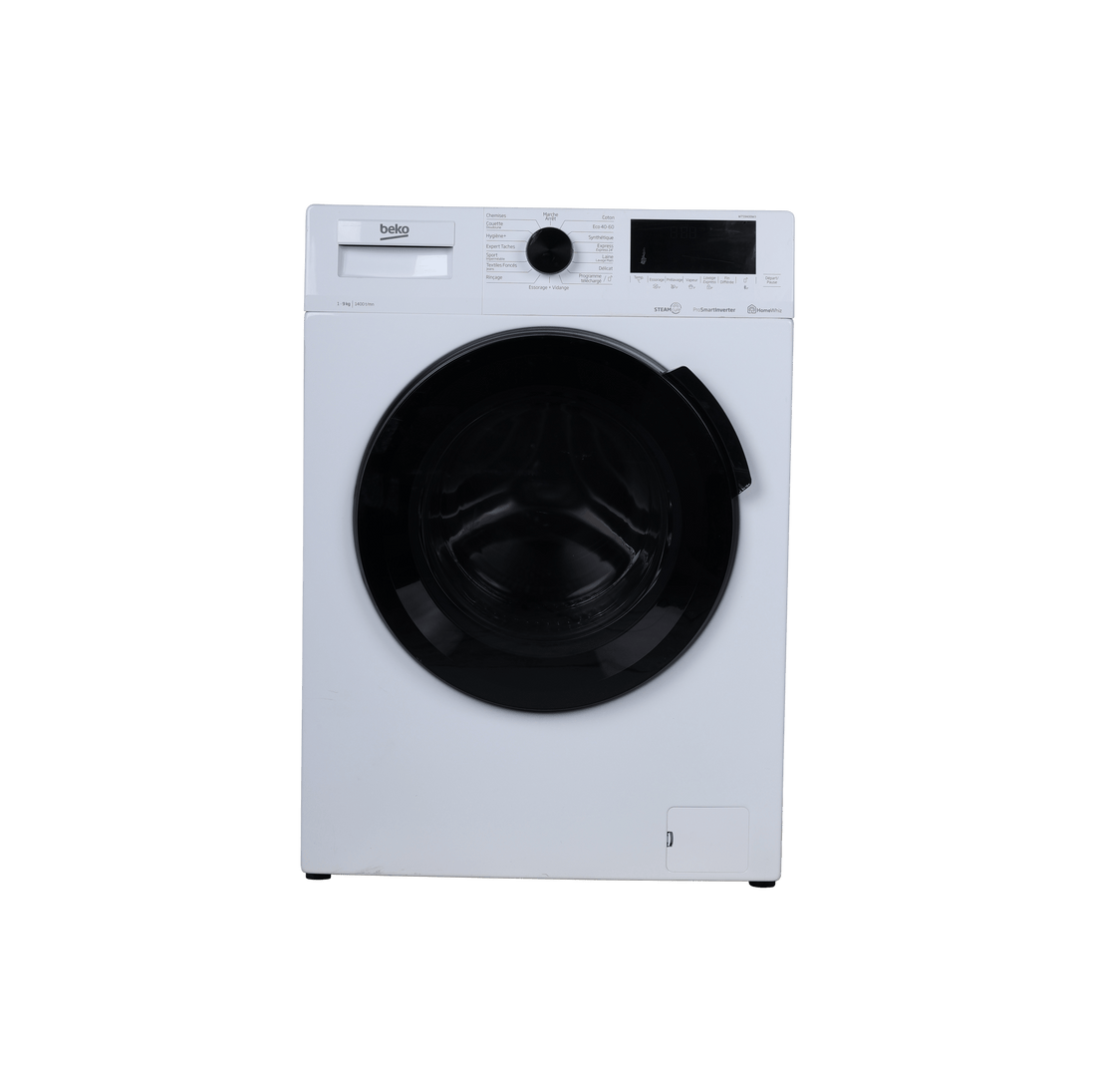 Lave-Linge Hublot 9 kg Reconditionné BEKO WTS9400W3 : vue de face