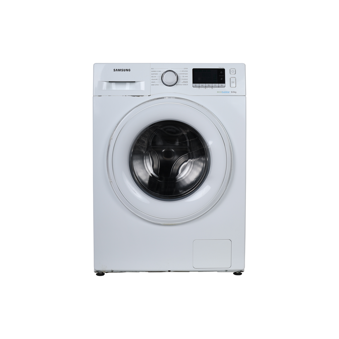 Lave-Linge Hublot 8 kg Reconditionné SAMSUNG WW80J5556DW : vue de face