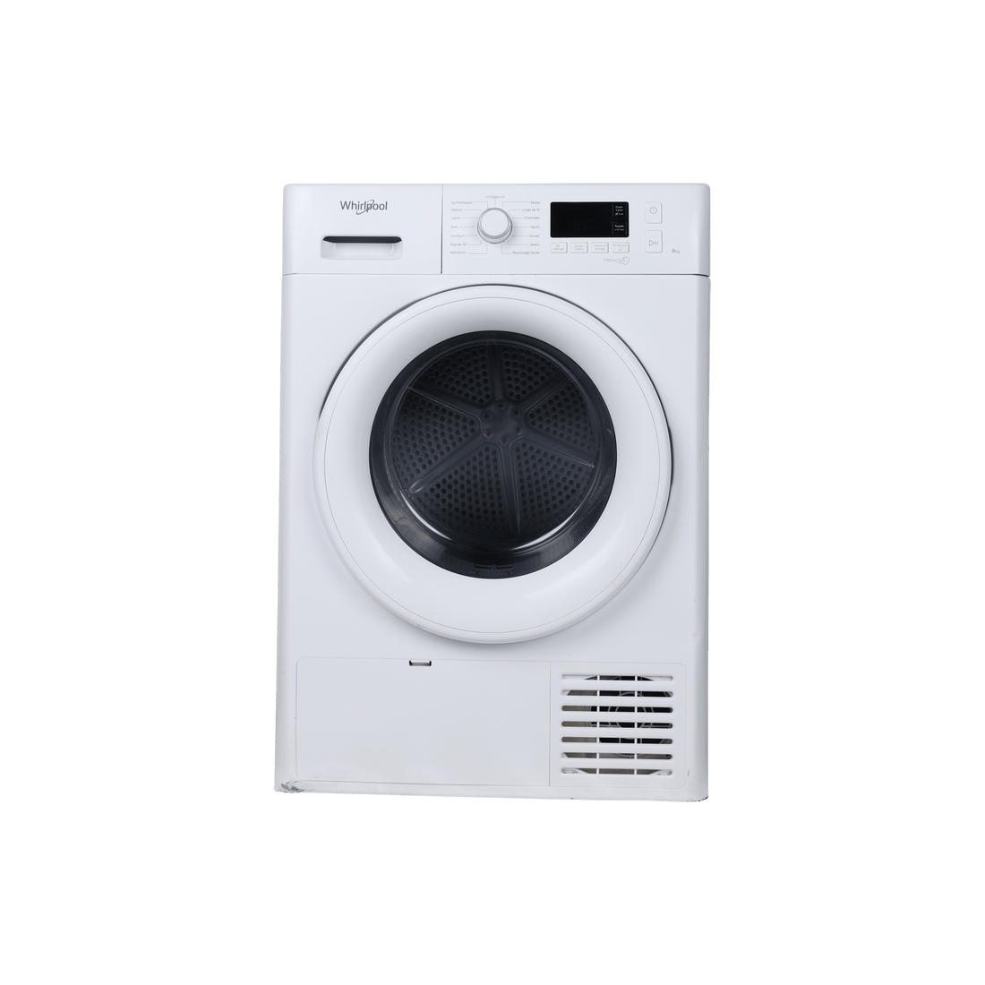 Seche-Linge Pompe À Chaleur 8 kg Reconditionné WHIRLPOOL FTM1181FR : vue de face