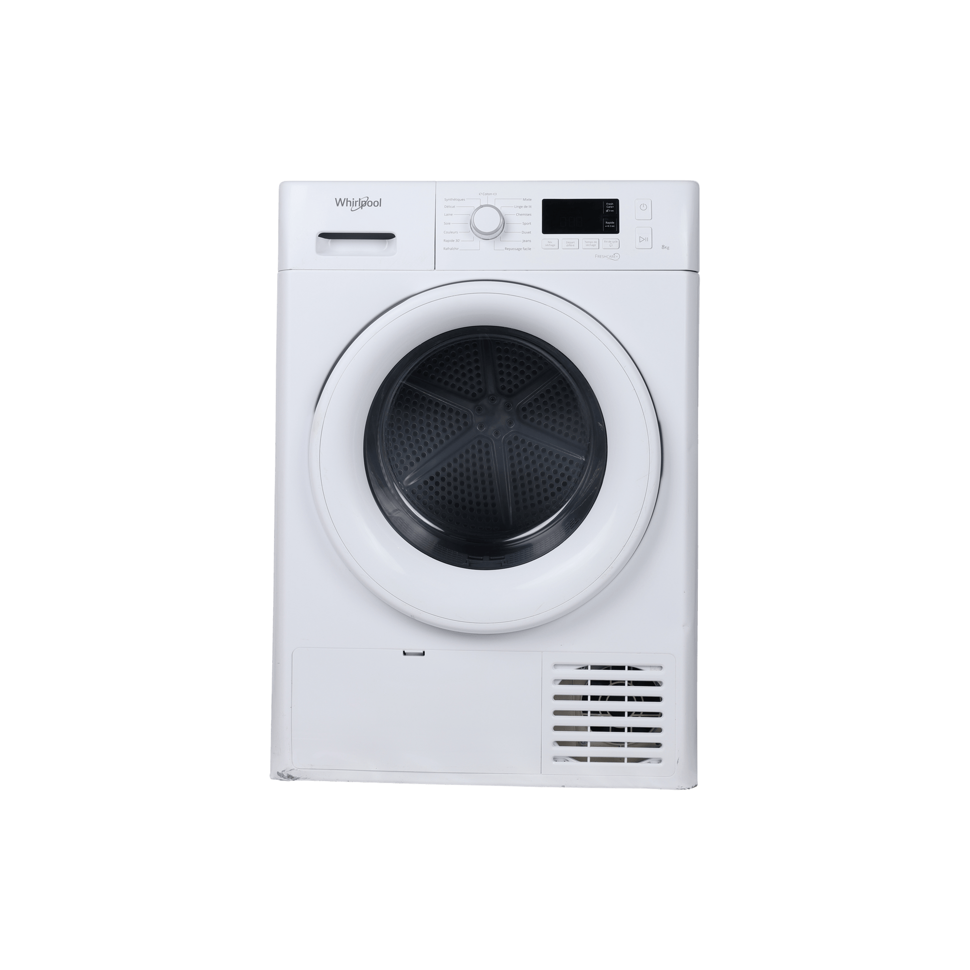 Seche-Linge Pompe À Chaleur 8 kg Reconditionné WHIRLPOOL FTM1181FR : vue de face