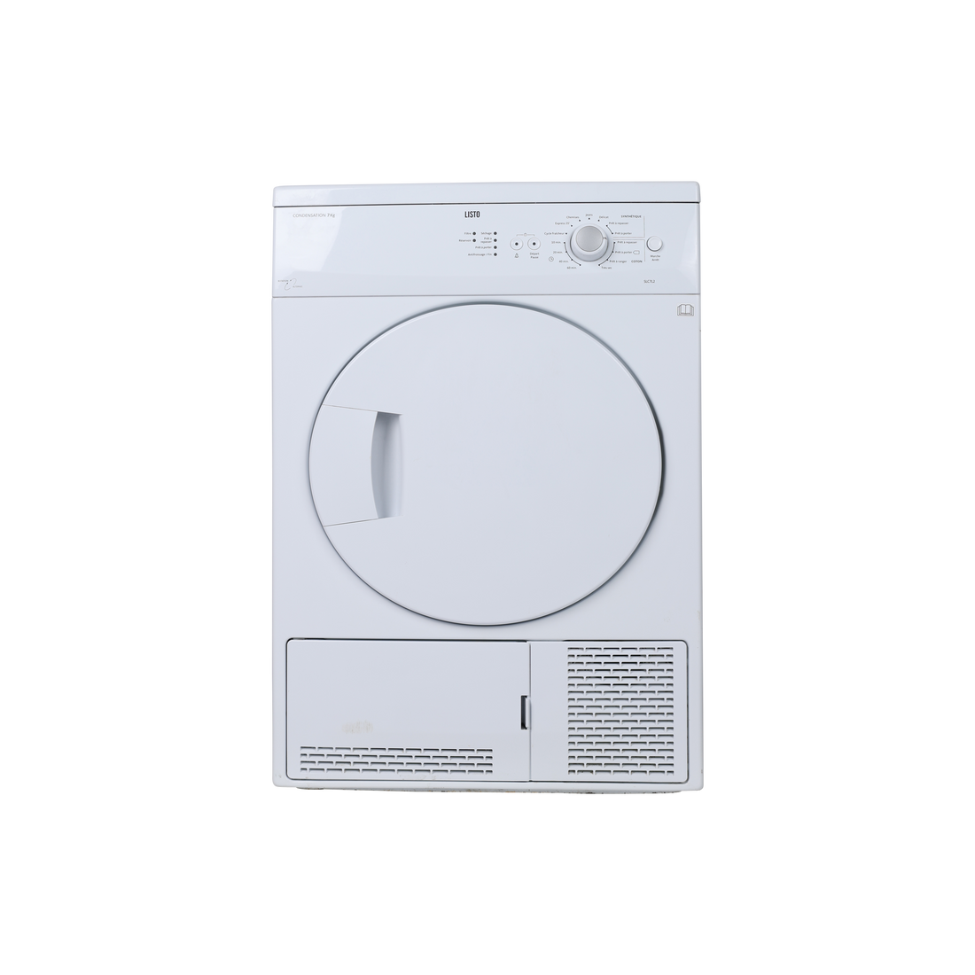 Seche-Linge Condensation 7 kg Reconditionné LISTO SLC 7L2 : vue de face