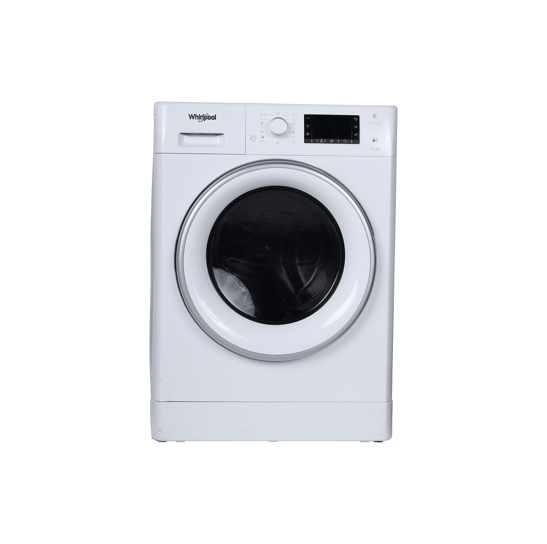 Lave-Linge Sechant 11 kg Reconditionné WHIRLPOOL FWDD117168WSEU : vue de face