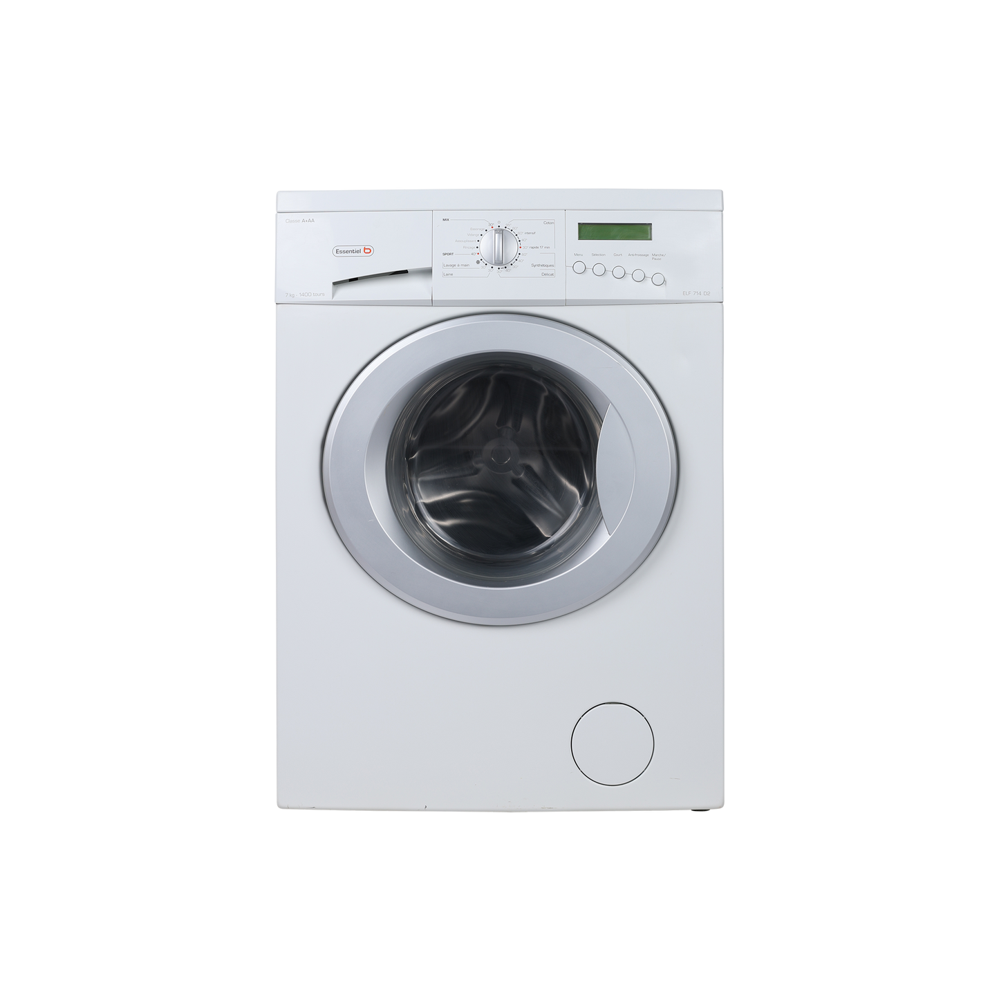 Lave-Linge Hublot 7 kg Reconditionné ESSENTIEL B ELF71402 : vue de face