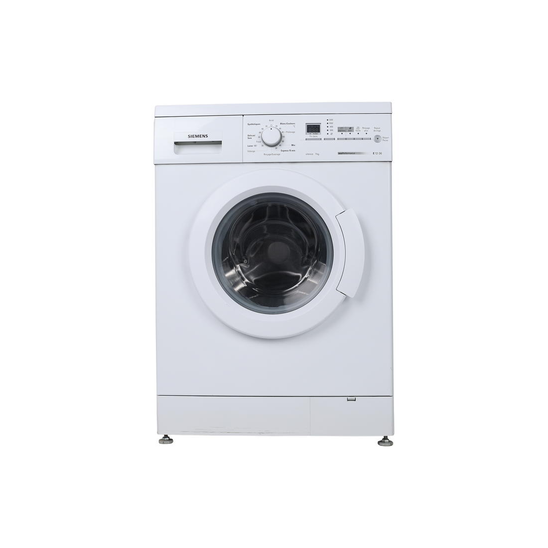 Lave-Linge Hublot 8 kg Reconditionné SIEMENS WM12E361FF : vue de face
