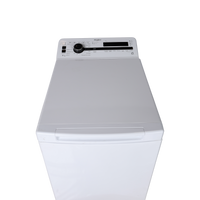 Lave-Linge Top 7 kg Reconditionné WHIRLPOOL TDLR72223SSFR/N : vue du haut ouverture et commandes