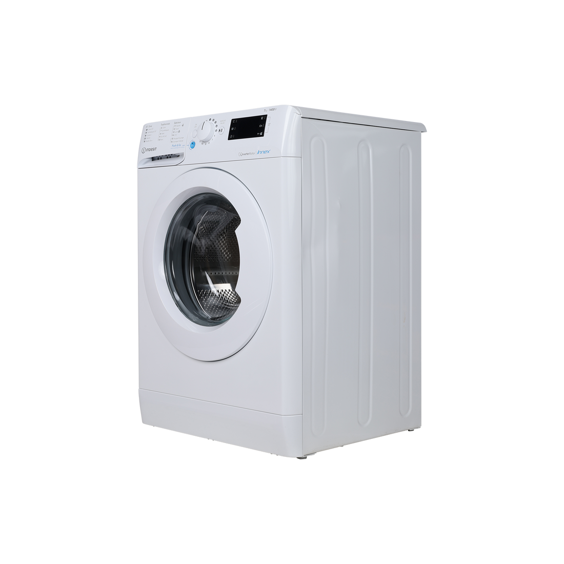Lave-Linge Hublot 7 kg Reconditionné INDESIT BWE71484XWFRN : vue du côté droit