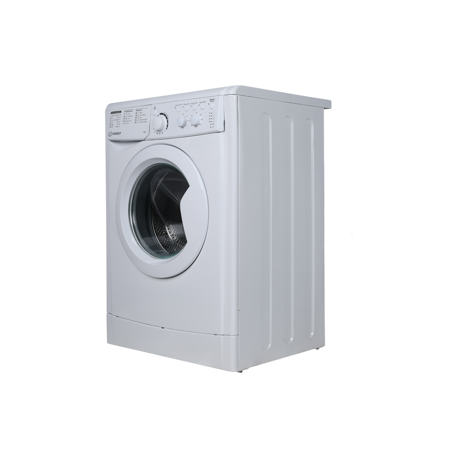 Lave-Linge Hublot 7 kg Reconditionné INDESIT EWC71252WFR N : vue du côté gauche