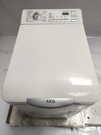 Lave-Linge Top 6 kg Reconditionné ELECTROLUX L47420 : vue du haut ouverture et commandes