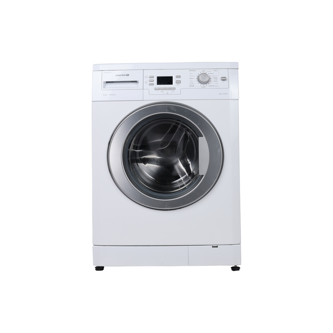 Lave-Linge Hublot 10 kg Reconditionné ESSENTIEL B ELF 1014D1 : vue de face