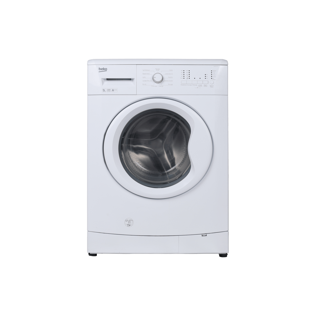 Lave-Linge Hublot 9 kg Reconditionné BEKO WMB91022 : vue de face
