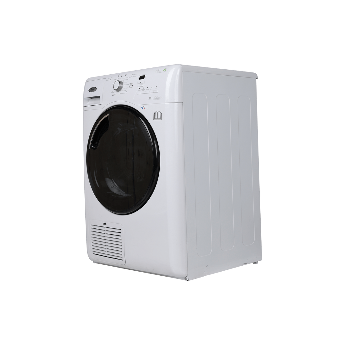 Seche-Linge Condensation 9 kg Reconditionné WHIRLPOOL AZA9680 : vue du côté droit