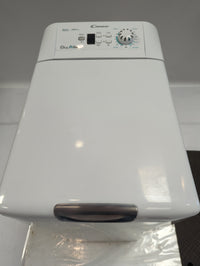 Lave-Linge Top 6 kg Reconditionné CANDY CTDF6013-47 : vue du haut ouverture et commandes