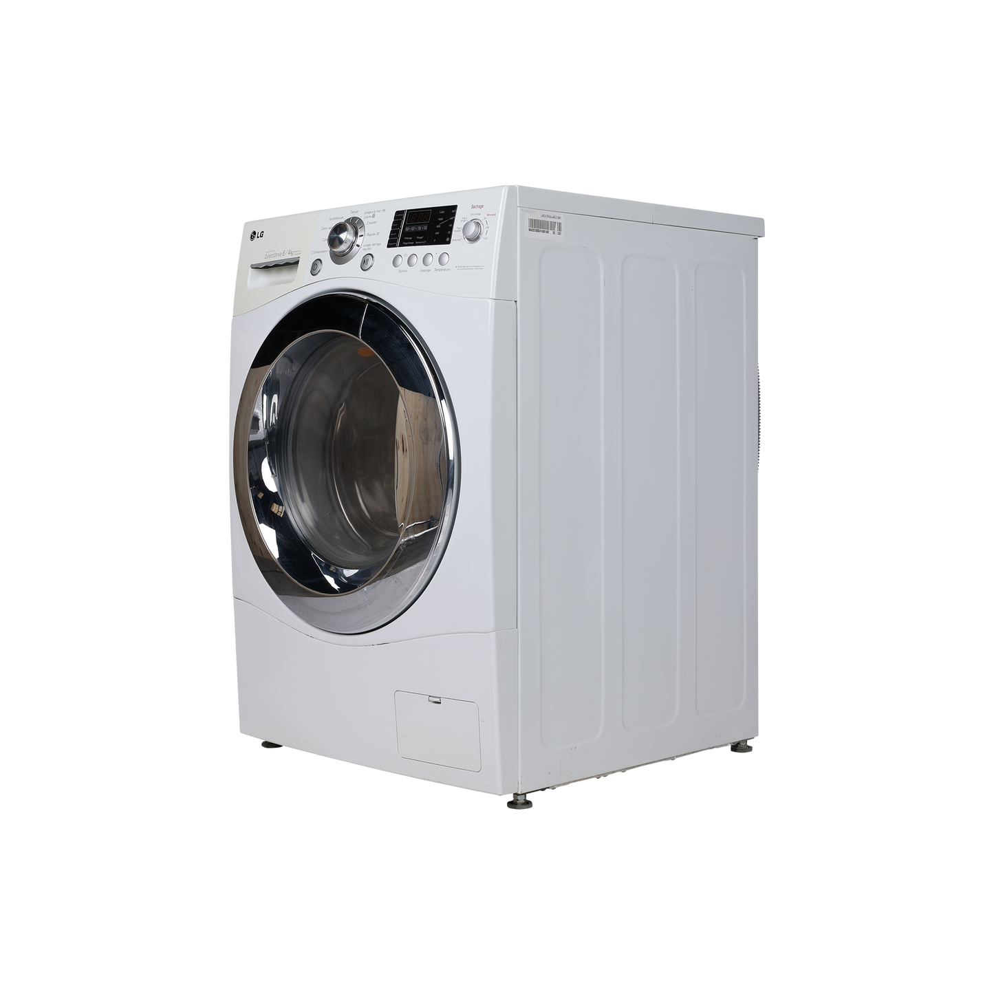 Lave-Linge Sechant 8 kg Reconditionné LG F148452WH : vue du côté droit