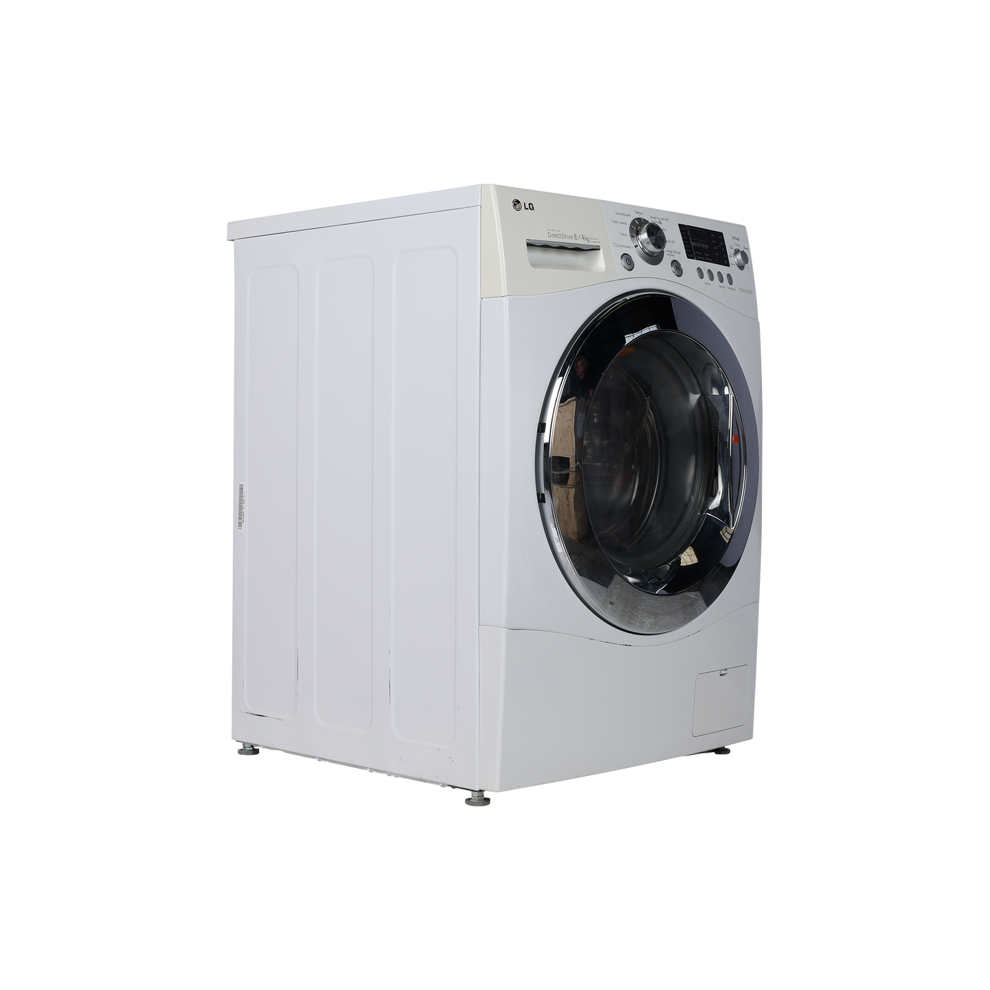 Lave-Linge Sechant 8 kg Reconditionné LG F148452WH : vue du côté gauche