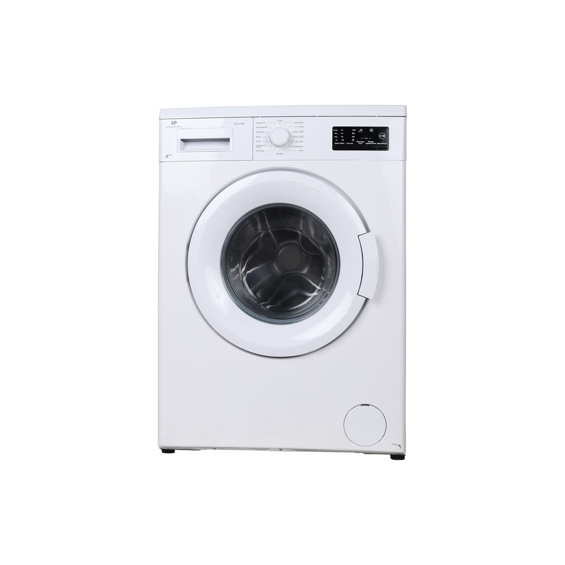 Lave-Linge Hublot 7 kg Reconditionné CONTINENTAL - EDISON LL712W : vue de face