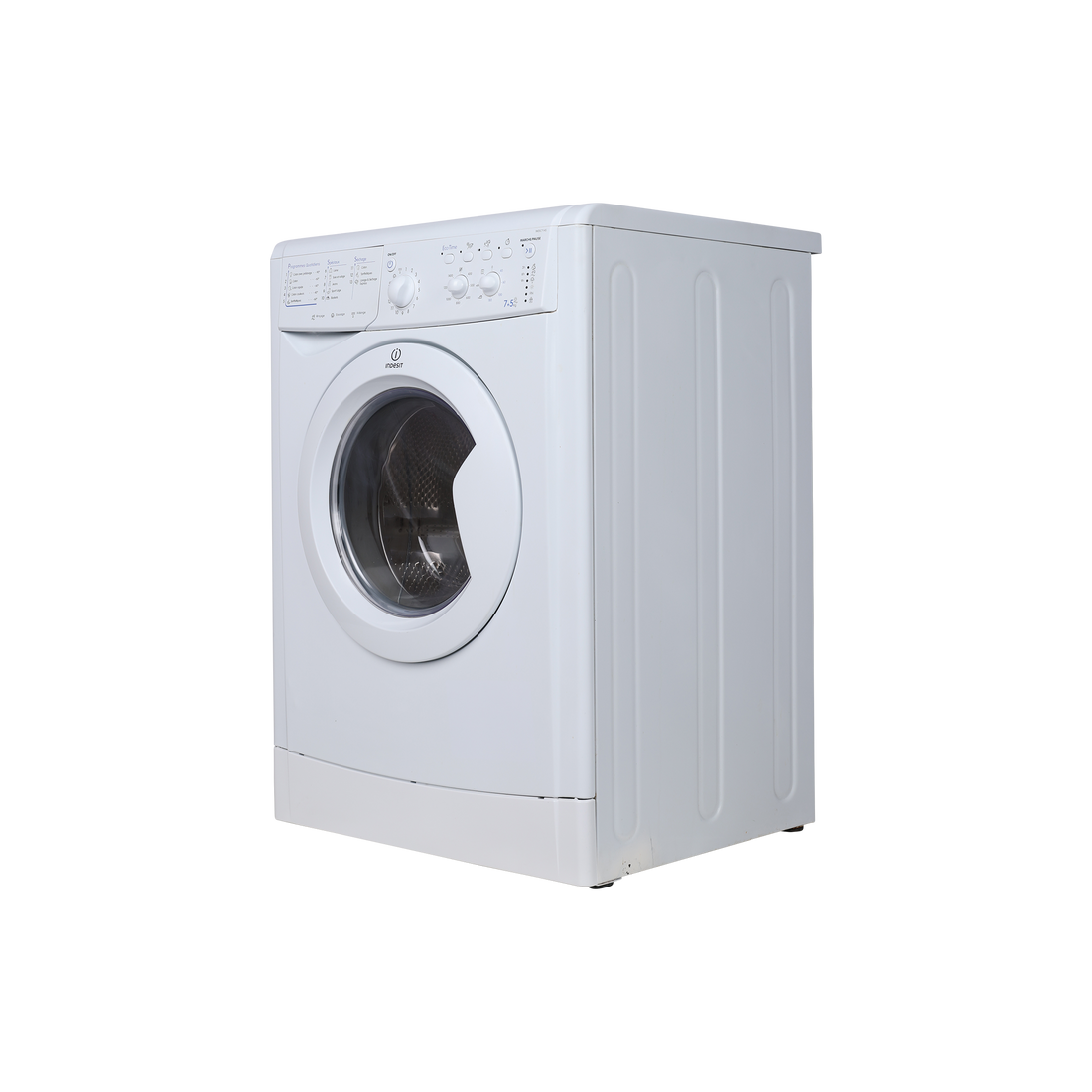 Lave-Linge Sechant 7 kg Reconditionné INDESIT IWDC-7145-FR : vue du côté droit