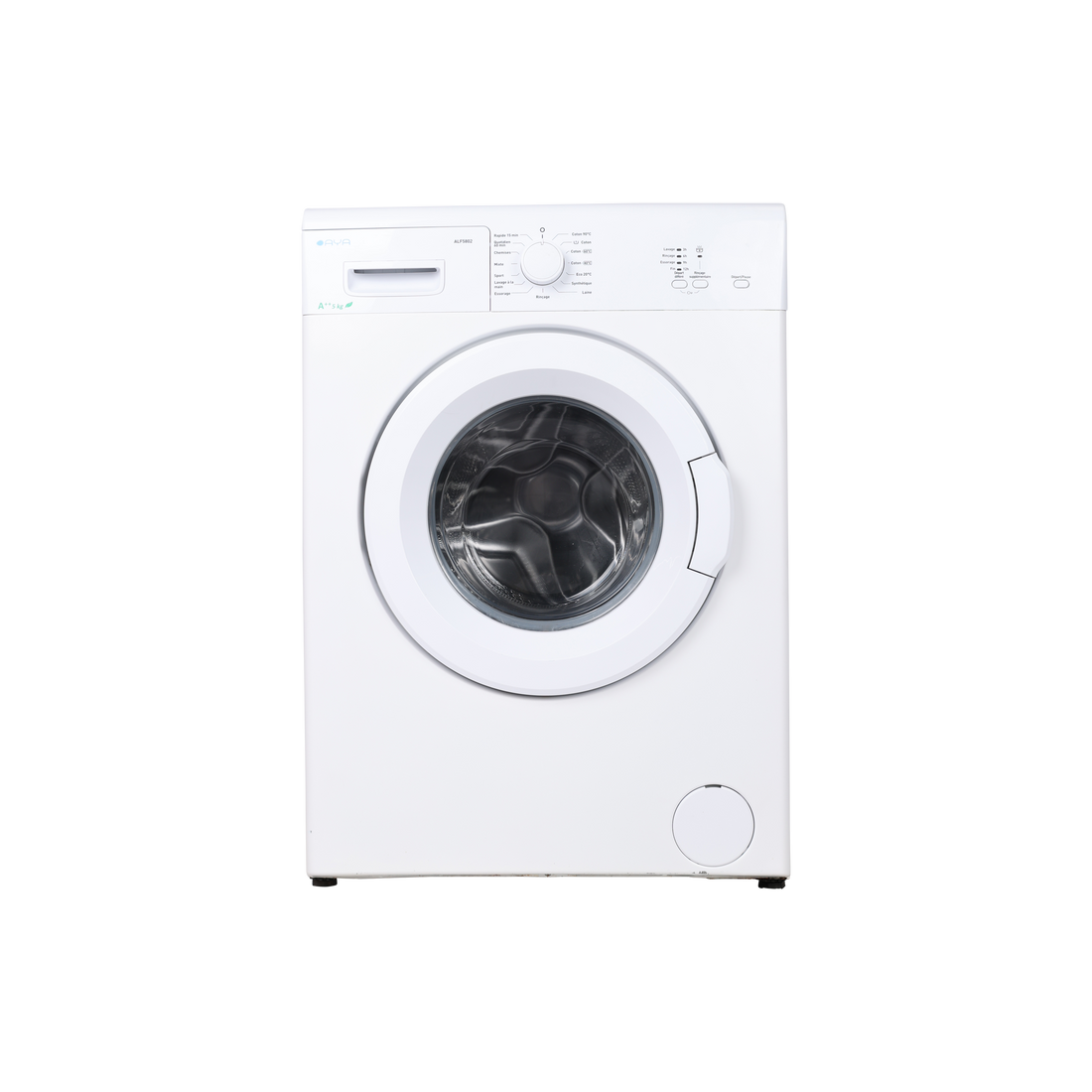 Lave-Linge Hublot 5 kg Reconditionné AYA ALF5802 BLANC : vue de face