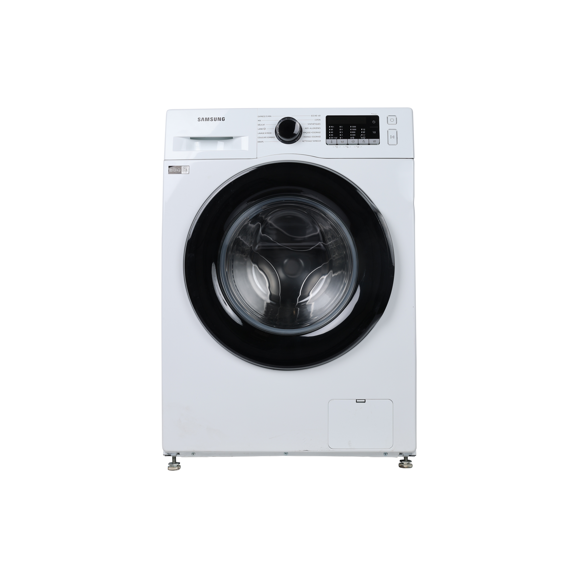 Lave-Linge Hublot 9 kg Reconditionné SAMSUNG WW90TA026AE : vue de face