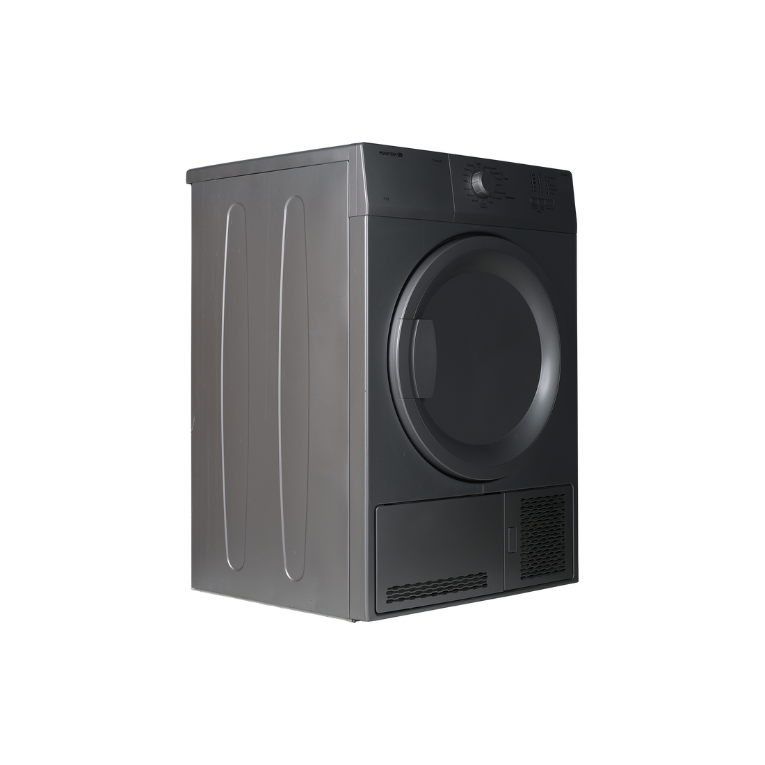 Seche-Linge Condensation 8 kg Reconditionné ESSENTIEL B ESCL8DD1S : vue du côté gauche