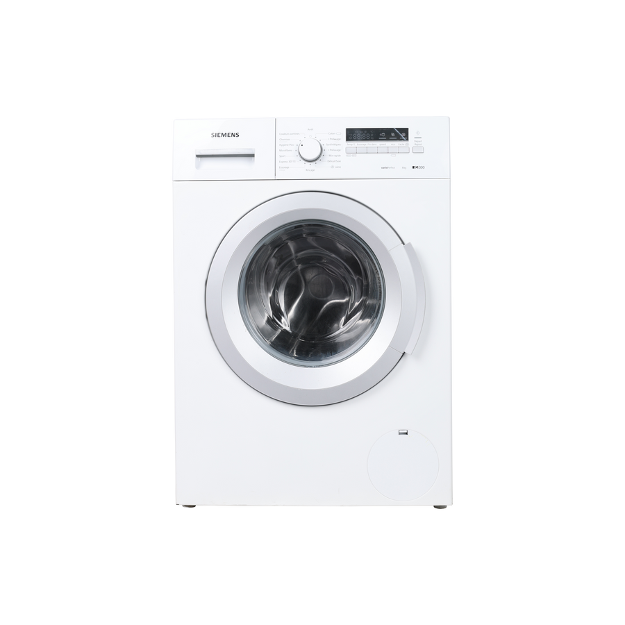 Lave-Linge Hublot 8 kg Reconditionné SIEMENS WM14K270FF : vue de face