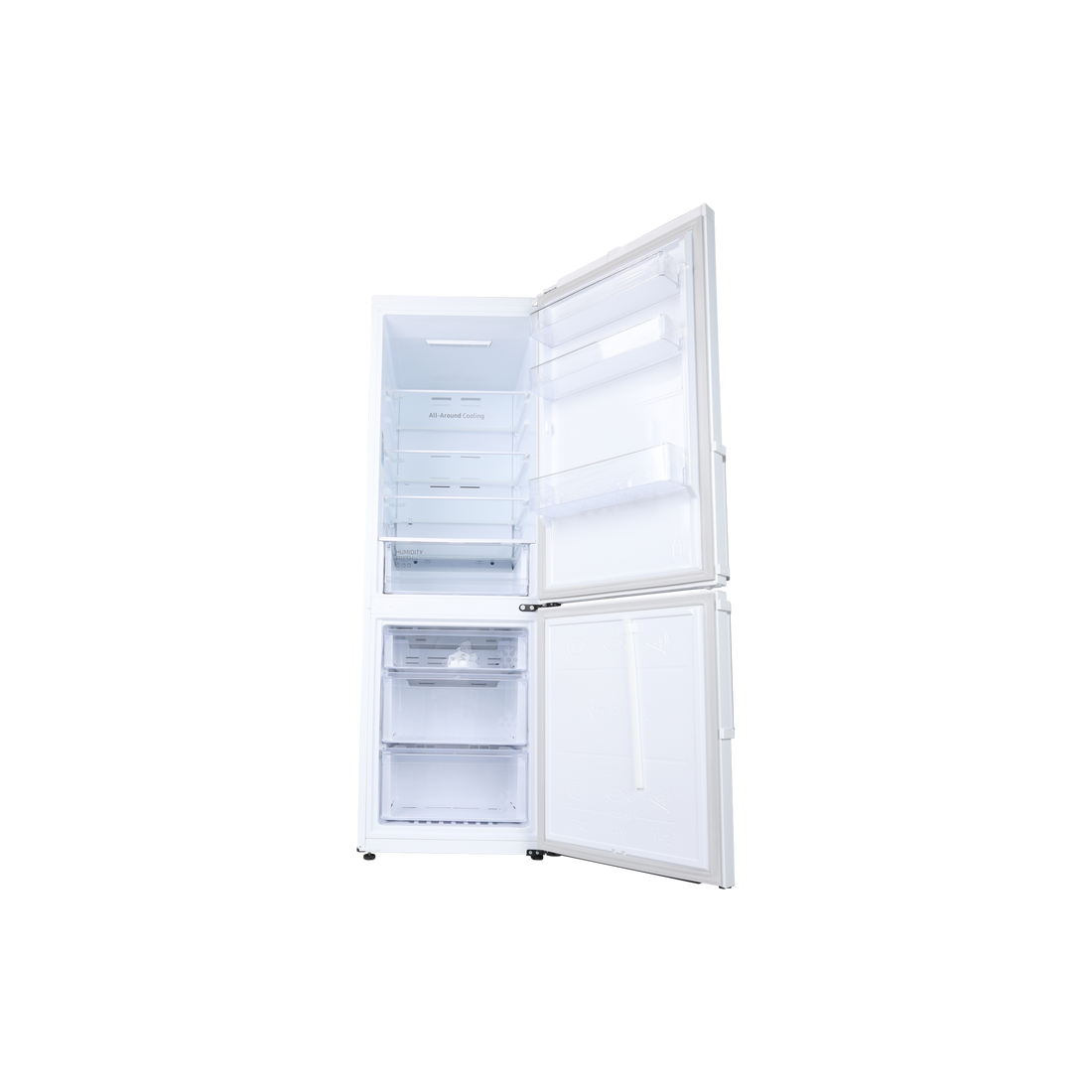 Réfrigérateur Avec Congélateur 344 L Reconditionné SAMSUNG RL34T620FWW : vue de l'intérieur