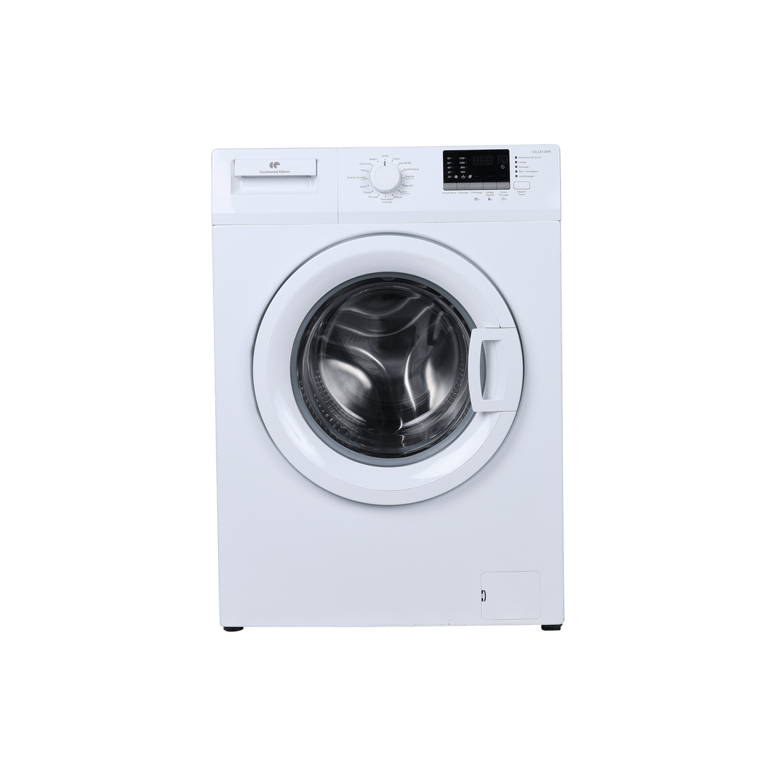 Lave-Linge Hublot 8 kg Reconditionné CONTINENTAL - EDISON CELL812W9 : vue de face