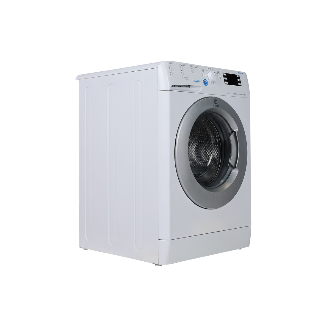 Lave-Linge Hublot 10 kg Reconditionné INDESIT BWE 101484X W FR : vue du côté gauche